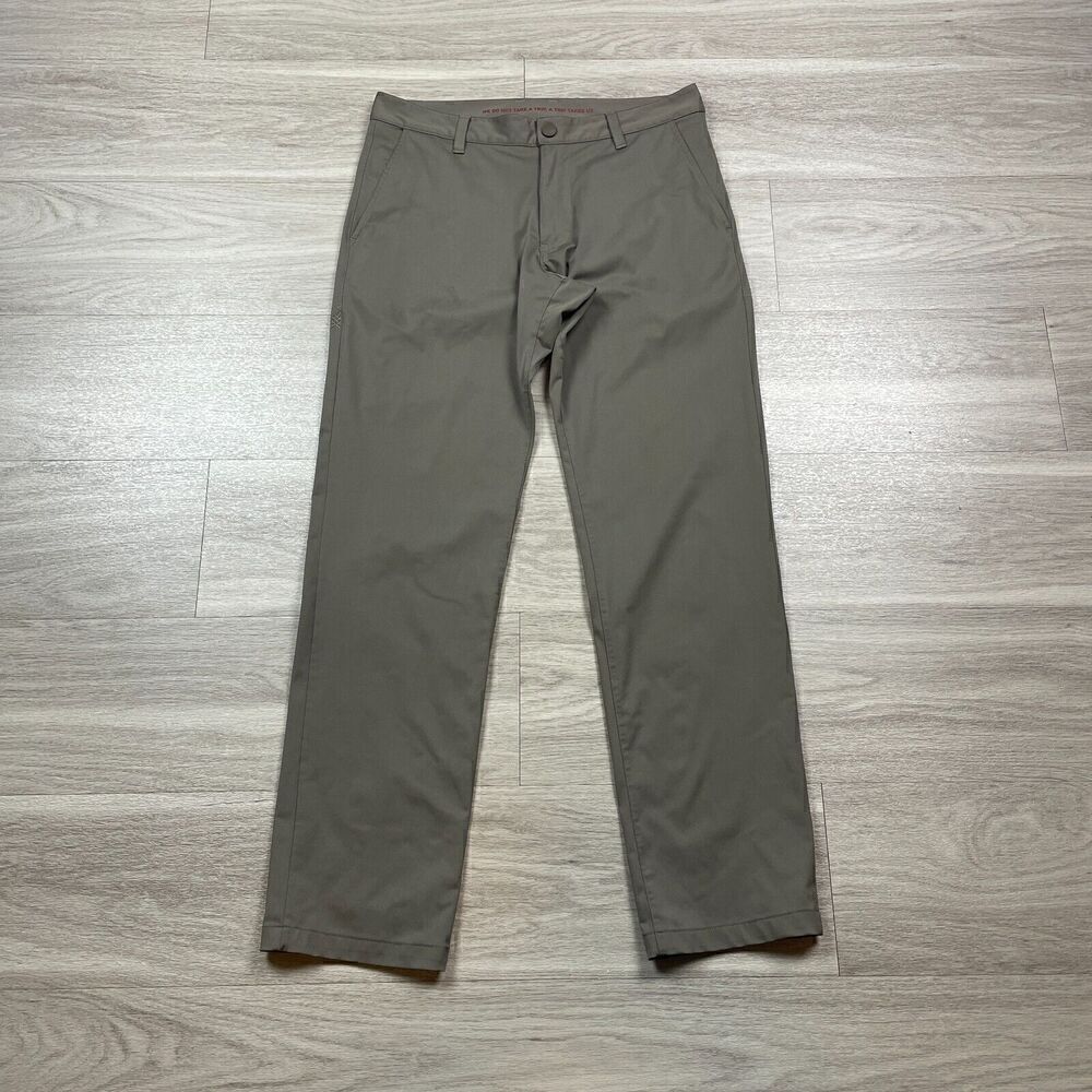Rhone Pants Mens 30 Brown Commuter Stretch 5 Pockets Casual